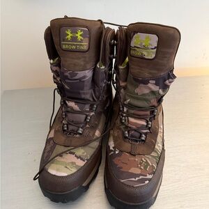 Brow Tine Camouflage Hunting Boots